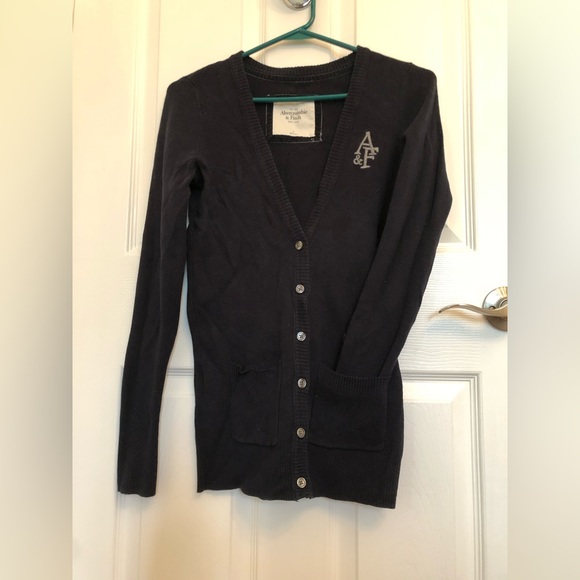 AF gently worn collegiate style cardigan, L, slim fit - Picture 1 of 3